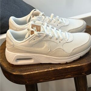 New Nike Air Max SC White Cream Sneakers 9.5 Trainers